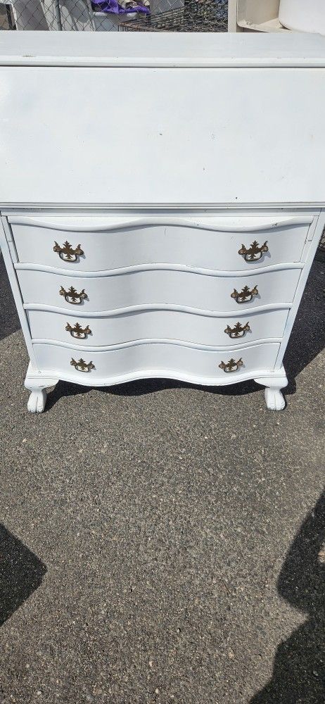 Vintage Secretary Desk With Drawers/ Cajonera