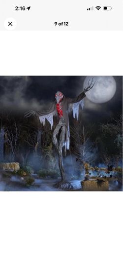 Gally Crow 15 Ft Grave & Bones Giant Sized Animated LED Brand New