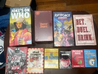 10. New unwrapped card games.