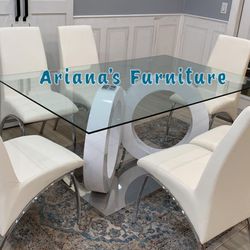 New Dining Table 6 Chairs 