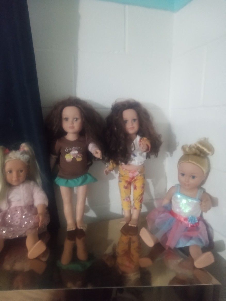 All 4 Dolls 2½ Ft