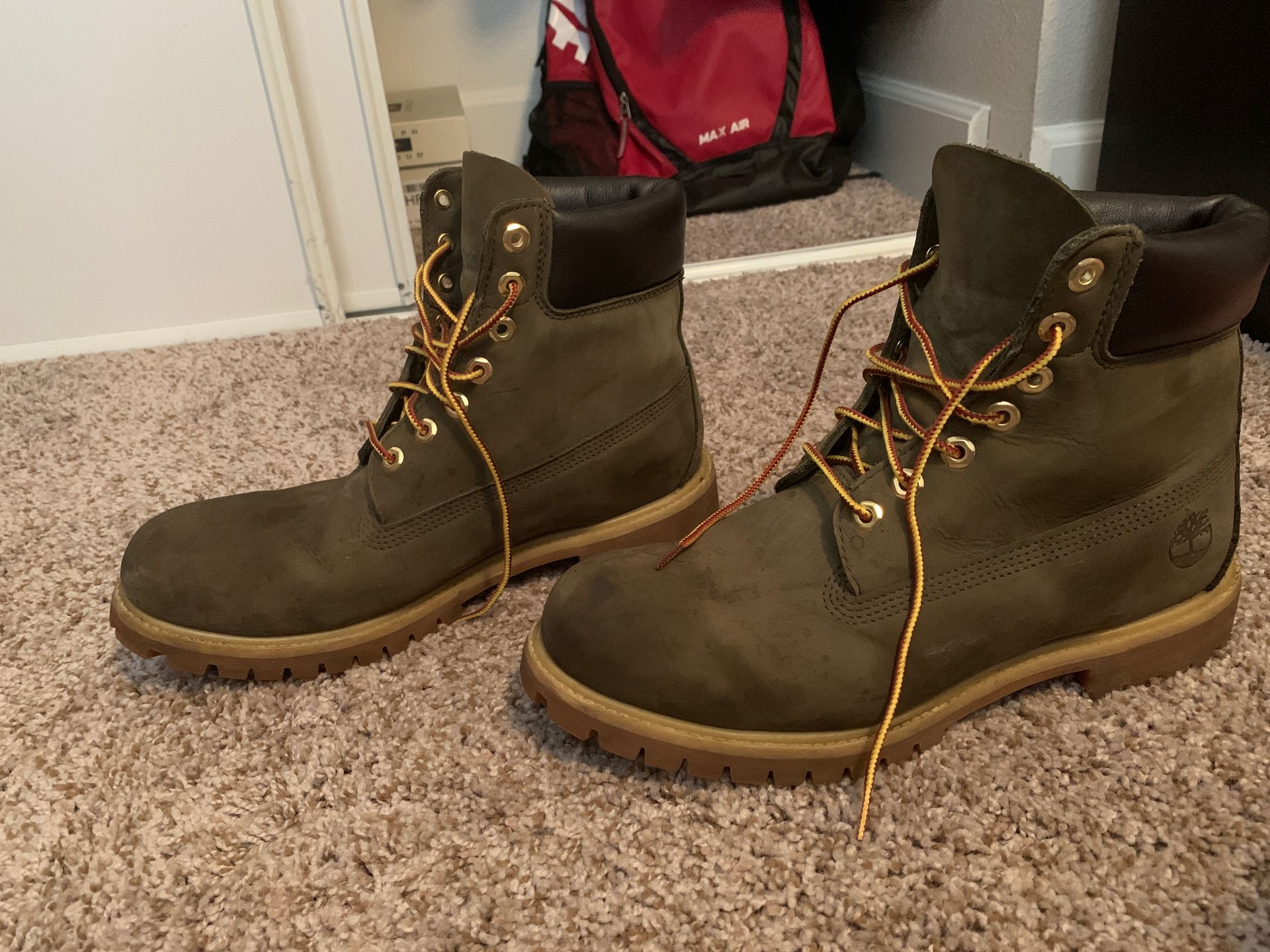 Olive Green Timbs