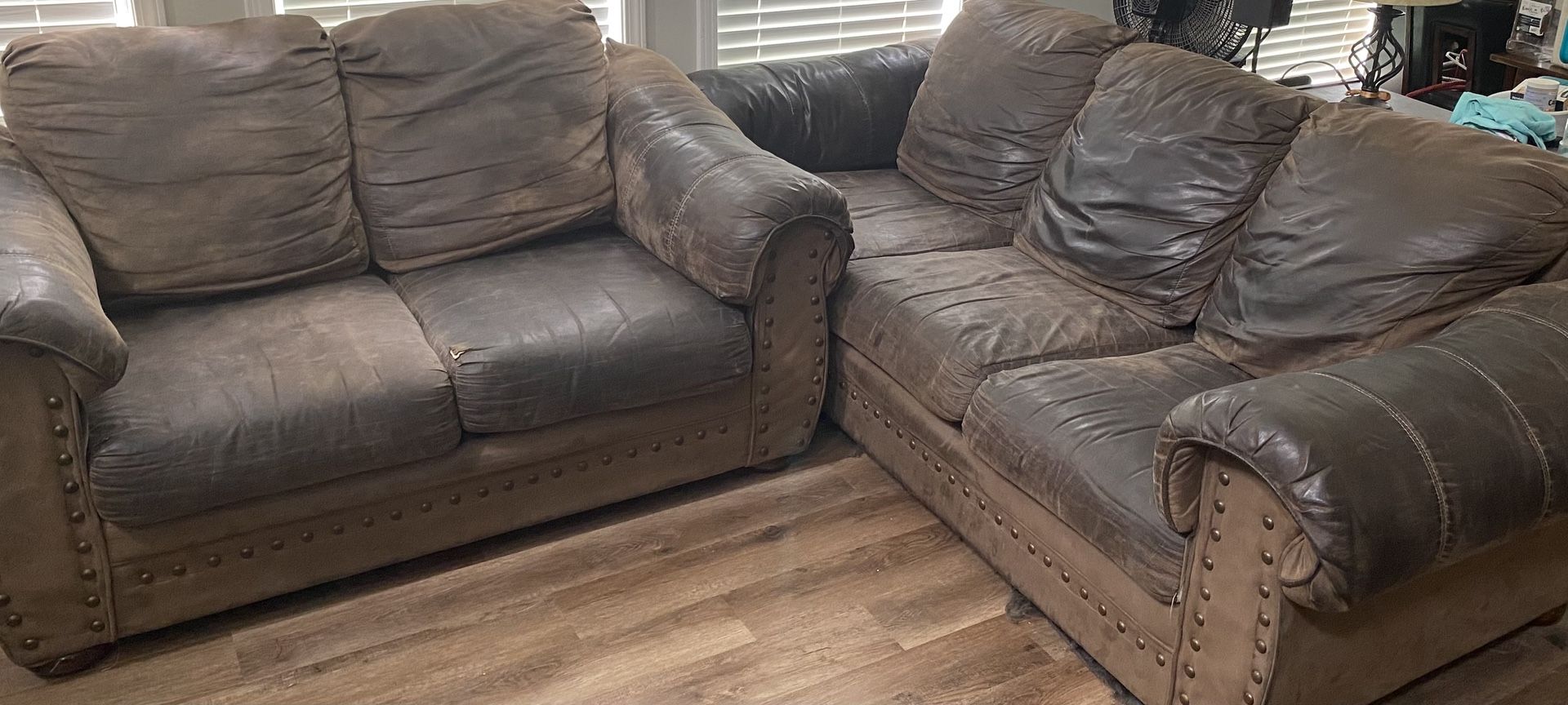 Brown Couches
