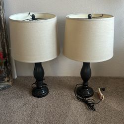 Pair Of Table Lamps 