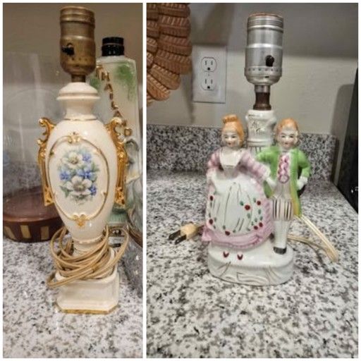 Vintage Boudoir Nightstand Lamp 25 Each