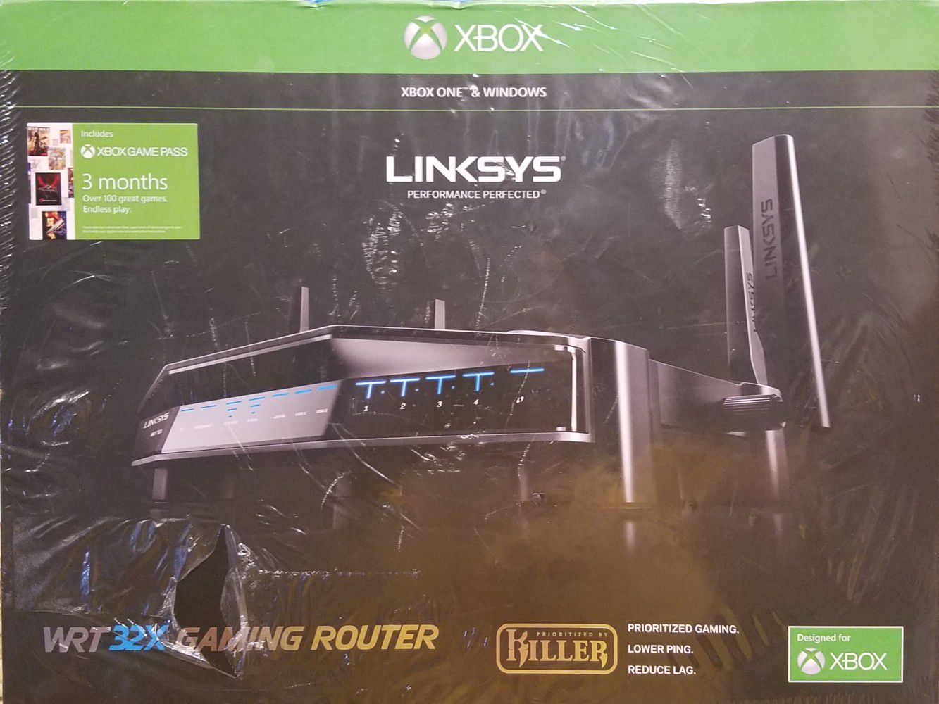 LINKSYS WRT gaming WIFI router for XBOX