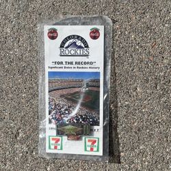 1994 Colorado Rockies 7-11 Pin # 7