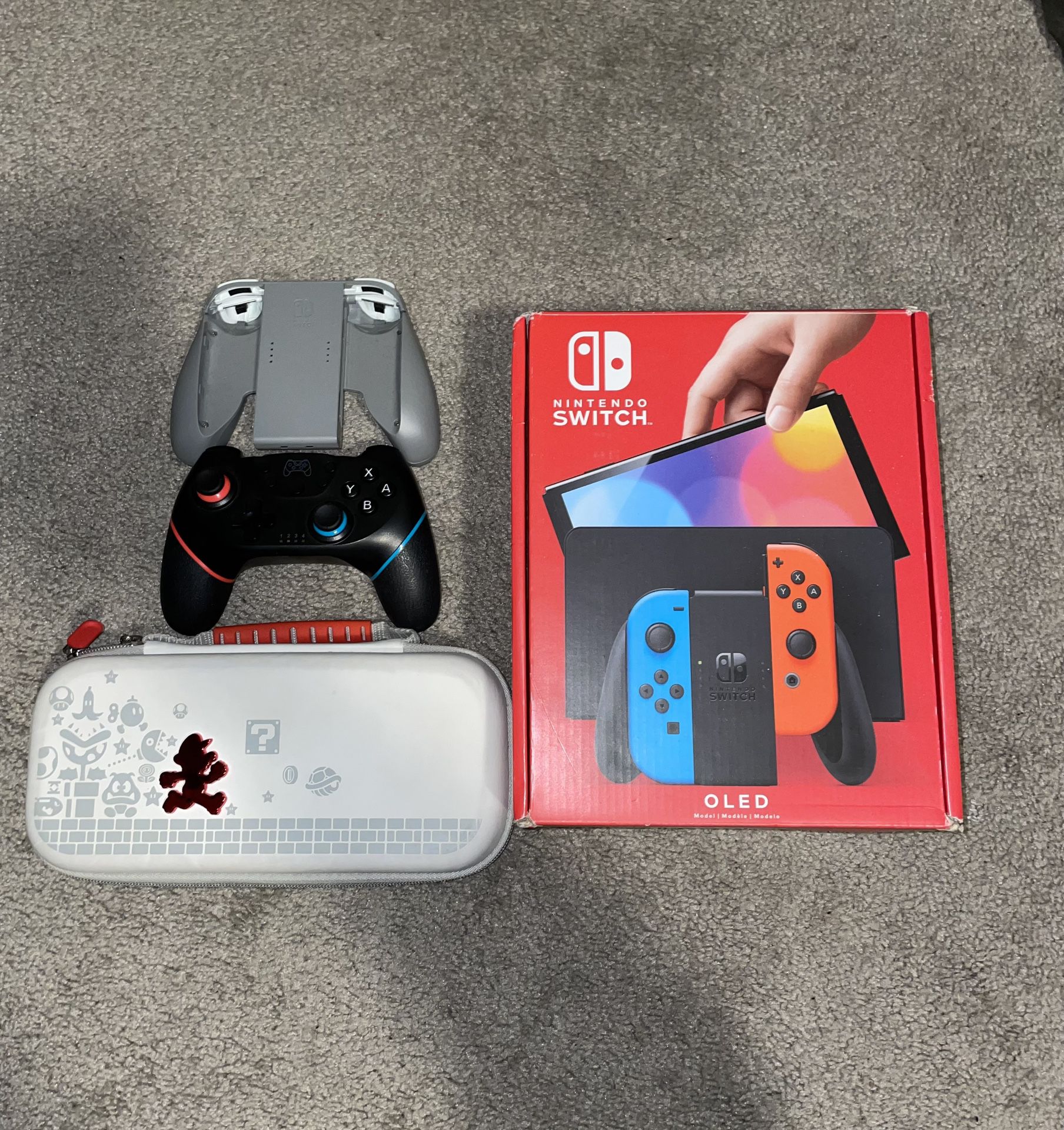 Nintendo Switch Oled + Games + Controller + Case