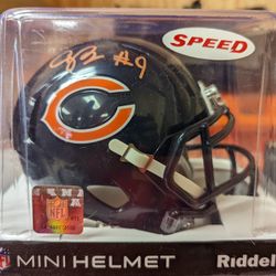 Signed Bears Mini Helmet- Jaquan Brisker