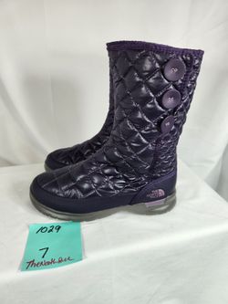 The North Face Women's ThermoBall Quilted Purple Button-Up Winter Boots US 7 [COPY]