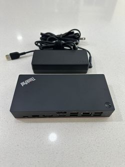 Lenovo ThinkPad USB-C Dock Gen 2 Model: 40AS0090US.