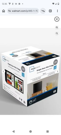 Mainstays Mini Refrigerator & Freezer