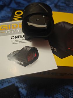 gideon omega reflex green circle new in box dot