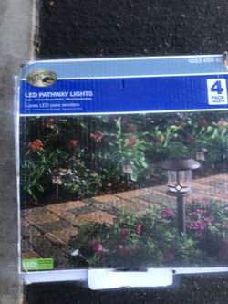 Led pathway solar light