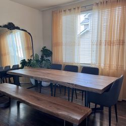 Solid Acacia Dining Set / Conference Table
