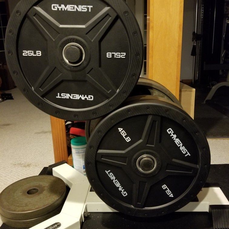 Olympic bumper Plates 25#