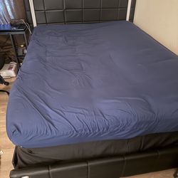 Queen size Bed frame & Mattress