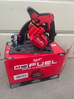 Milwaukee M18 FUEL 18V Lithium-Ion Cordless Brushless 6-1/2 in. Plunge Cut Track Saw (Tool-Only)
