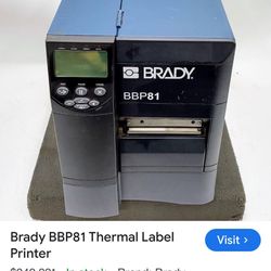 Brady Thermal label Printer With Software 