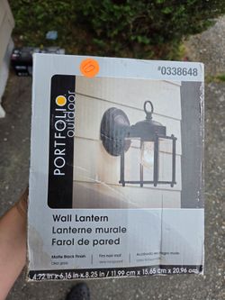 Portfolio Outdoor Wall Light