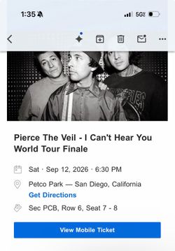 Pierce the veil tickets