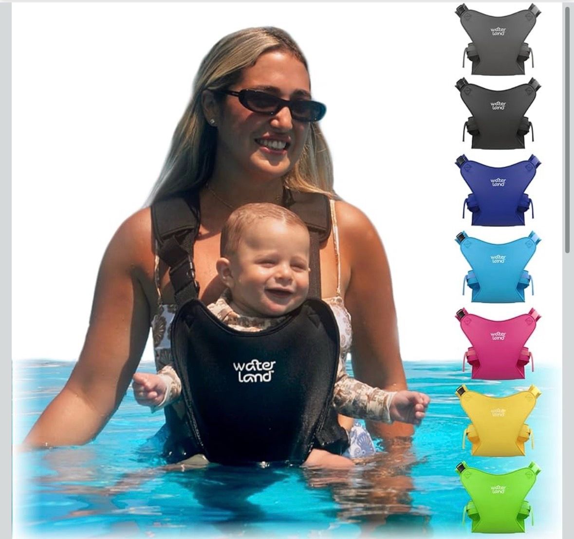 Water land baby carrier for water