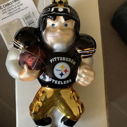 Pittsburgh steelers Christmas Ornaments new in box
