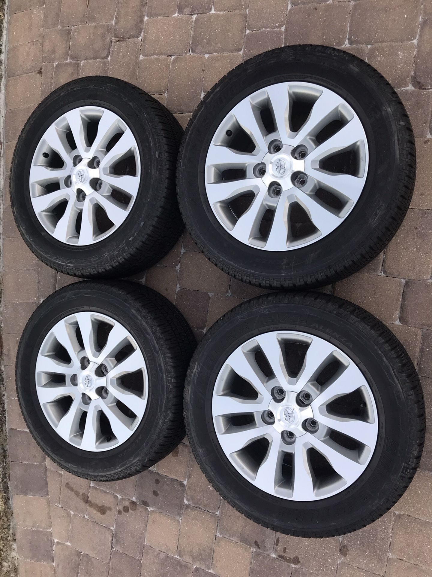 Toyota Tundra OE 20” Set of (4) Aluminum Wheels & Tires for Sale in