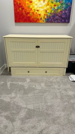 Cabinet Bed + Mattress — CASH or ZELLE in person (for purchase/pickup until 6/23)