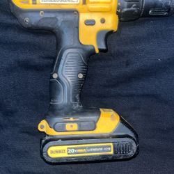 Dewalt Drill Driver W/ Battery
