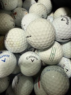 Callaway golf balls - Used - Chrome/Supersoft