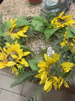 Sunflower Wreath