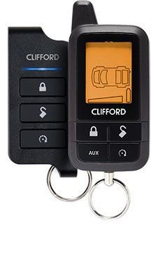 Alarm system with installation. Paging remote control