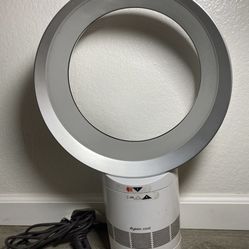 Dyson Cool Air Multiplier AM06 Table Fan 10 Inches White NO REMOTE! Tested Works