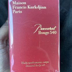 Baccarat Rouge 540 Body Oil