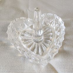 Crystal Heart Ring Holder