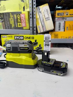 Ryobi ONE+ 18V Lithium-Ion Starter Kit with (1) 2.0 Ah Battery, (1) 4.0 Ah Battery, and Charger