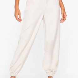 TAILOR ME LIES HIGH-WAISTED JOGGER PANTS