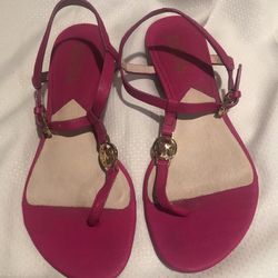 Michael Kors 6M Pink Sandals, Thongs, Slippers