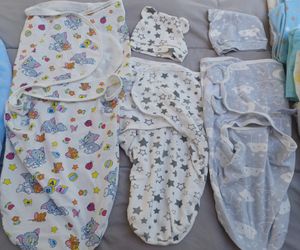 Baby swaddles.