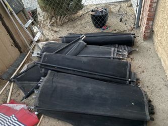 Pool safety fence panels