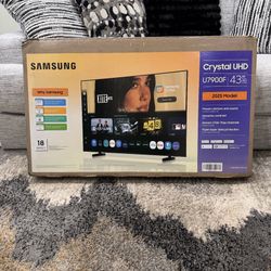  Samsung 43” Crystal UHD Television 