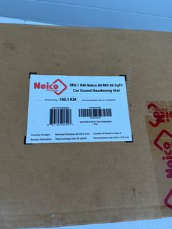 Noico Pro 80 24 sqft Car Sound Deadening Mat, Butyl Automotive Sound Deadener, Audio Noise Insulation and Dampening. Was 36 but some was used 24 left