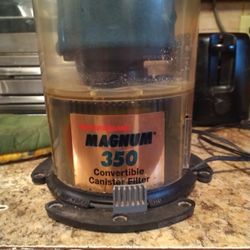 Marineland Magnum 350 Canister Filter M350 120v Top Cover Tube Motor Base Frame

