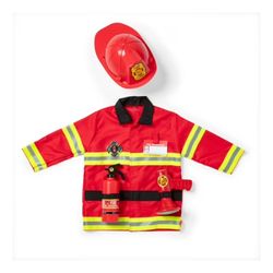 Melissa & Doug Fire Chief Costume Role Play Set (6 pcs)