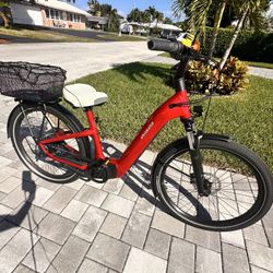 2023 SPECIALIZED TURBO COMO 3.0,  CANDY APPLE RED STEP THROUGH ELECTRIC BIKE