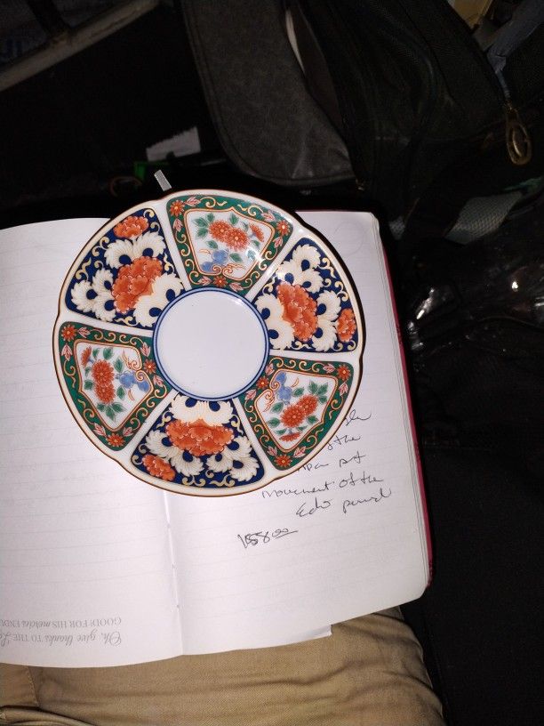 Japanese Porcelain Coffee Cup Saucer