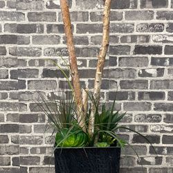 2 Artificial box Plants 