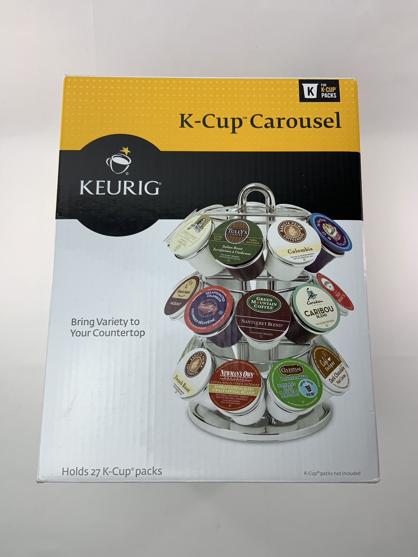 Keurig 27- k cup coffee holder carousel brand new