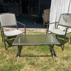 Outdoor Glass Coffee table